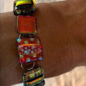 Beautiful Glass Bracelet Multicolor